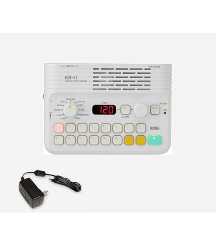Amazon.co.jp: コルグ KR-11 リズムボックス スピーカー内蔵 + 純正AC